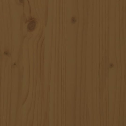 Bed Headboard Honey Brown 95.5x4x100 cm Solid Pine Wood