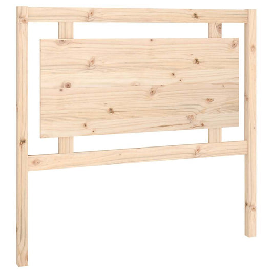 Bed Headboard | Natural Pine | Solid Pine Wood | 105 cm x 100 cm