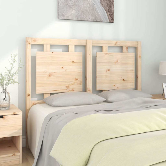 Bed Headboard | Natural Pine | Solid Pine Wood | Medium