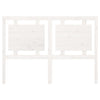 Bed Headboard White 140.5x4x100 cm Solid Pine Wood