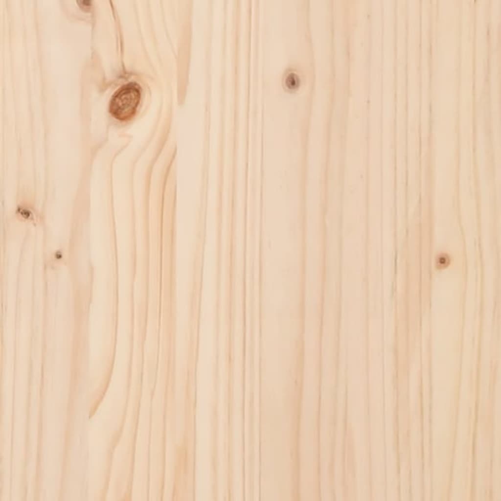 Bed Headboard 155.5x4x100 cm Solid Pine Wood