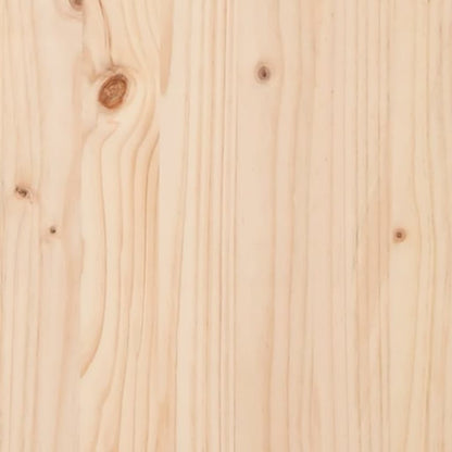 Bed Headboard 155.5x4x100 cm Solid Pine Wood