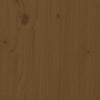 Bed Headboard Honey Brown 155.5x4x100 cm Solid Pine Wood