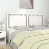 Bed Headboard White 165.5x4x100 cm Solid Pine Wood