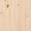 Bed Headboard 185.5x4x100 cm Solid Pine Wood