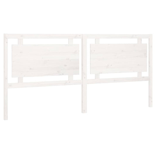 Bed Headboard | White | Solid pine wood | Large | Durable | Bed Headboard