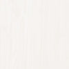 Bed Headboard White 205.5x4x100 cm Solid Pine Wood