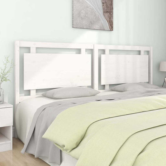 Bed Headboard | White | Solid pine wood | Large | Durable | Bed Headboard