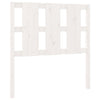 Bed Headboard White 95.5x4x100 cm Solid Wood Pine