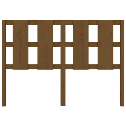 Bed Headboard Honey Brown 125.5x4x100 cm Solid Wood Pine