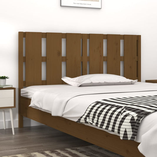 Bed Headboard | Honey brown | Solid pine wood | Standard | Nice Design
