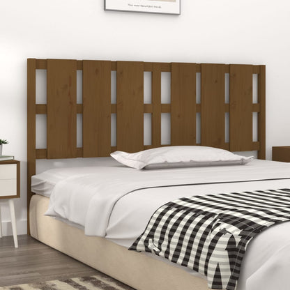 Bed Headboard Honey Brown 165.5x4x100 cm Solid Wood Pine