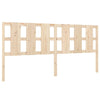Bed Headboard 205.5x4x100 cm Solid Wood Pine