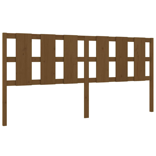 Bed Headboard | Honey brown | Solid pine wood | Standard