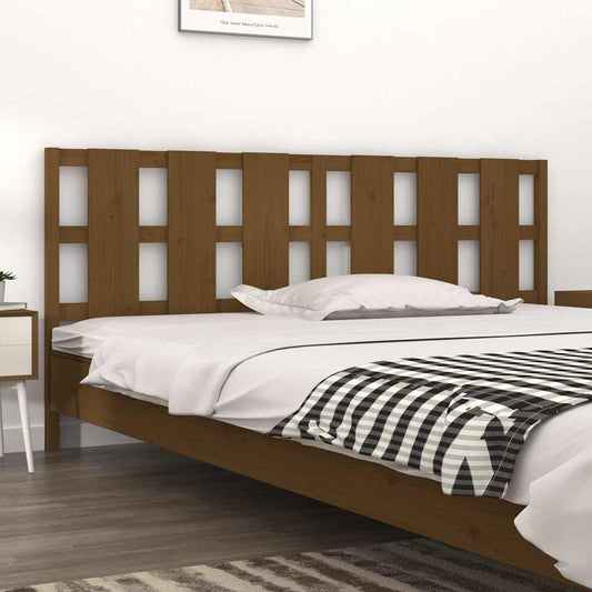 Bed Headboard | Honey brown | Solid pine wood | Standard