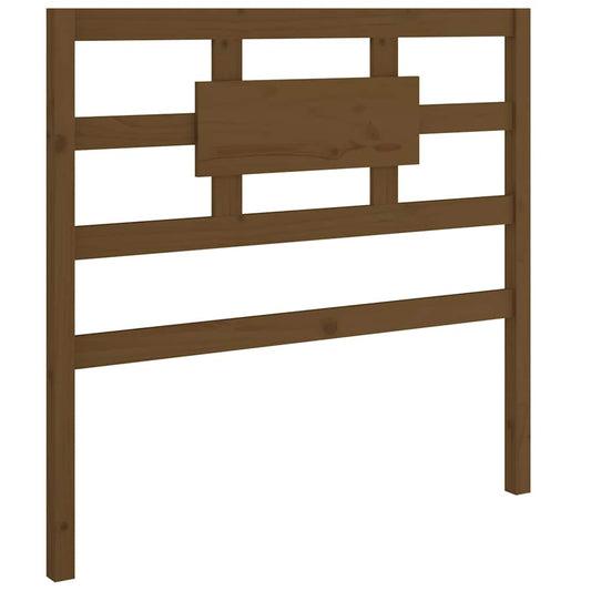 Bed Headboard | Honey Brown | Solid Pine Wood | Standard