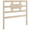 Bed Headboard 95.5x4x100 cm Solid Wood Pine