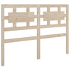 Bed Headboard 205.5x4x100 cm Solid Wood Pine