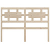 Bed Headboard 205.5x4x100 cm Solid Wood Pine