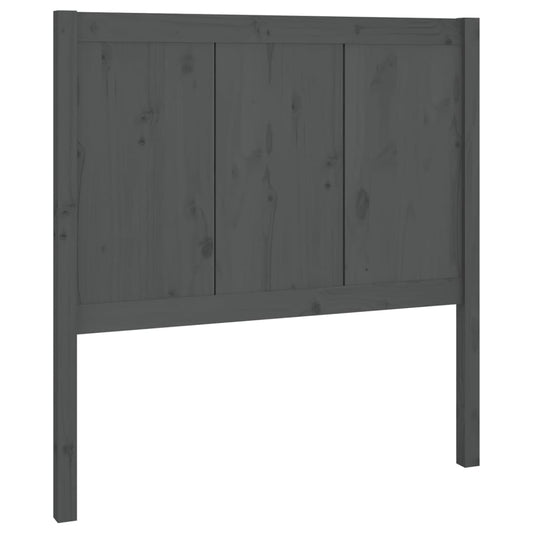 Bed Headboard | Grey | Solid Pine Wood | Standard | Bed Headboard