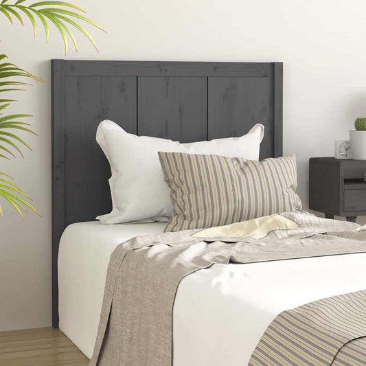 Bed Headboard | Grey | Solid Pine Wood | Standard | Bed Headboard