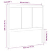 Bed Headboard Honey Brown 95.5x4x100 cm Solid Pine Wood