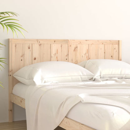 Bed Headboard 125.5x4x100 cm Solid Pine Wood