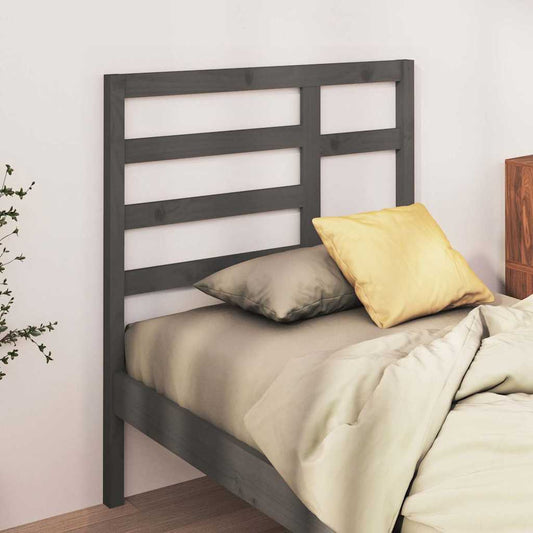 Bed Headboard | Grey | Solid pine wood | Medium | Classic/Traditional