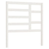 Bed Headboard White 96x4x104 cm Solid Wood Pine
