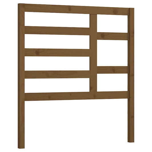 Bed Headboard | Honey Brown | Solid Pine Wood