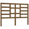Bed Headboard Honey Brown 141x4x104 cm Solid Wood Pine
