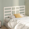 Bed Headboard White 166x4x104 cm Solid Wood Pine