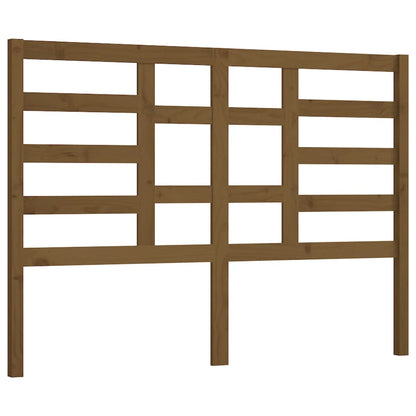 Bed Headboard Honey Brown 166x4x104 cm Solid Wood Pine