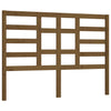 Bed Headboard Honey Brown 166x4x104 cm Solid Wood Pine