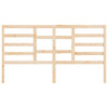 Bed Headboard 206x4x104 cm Solid Wood Pine