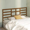 Bed Headboard Honey Brown 206x4x104 cm Solid Wood Pine