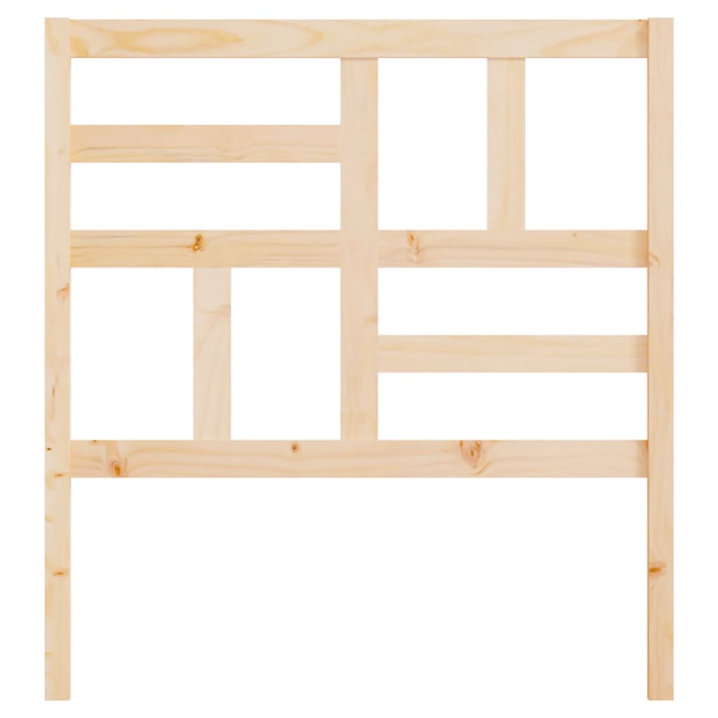 818165 vidaXL Bed Headboard 81x4x104 cm Solid Wood Pine