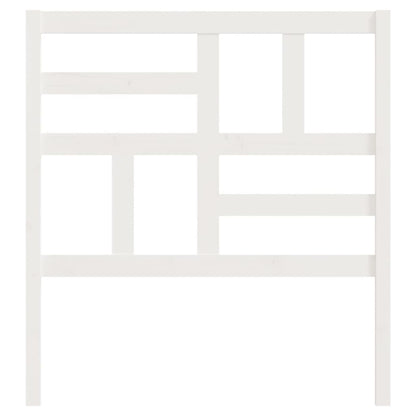 818166 vidaXL Bed Headboard White 81x4x104 cm Solid Wood Pine