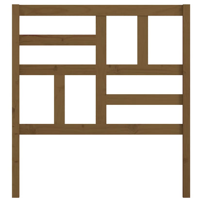 818168 vidaXL Bed Headboard Honey Brown 81x4x104 cm Solid Wood Pine