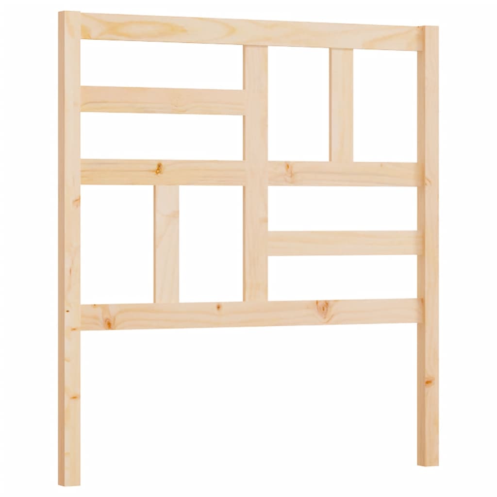 818170 vidaXL Bed Headboard 96x4x104 cm Solid Wood Pine