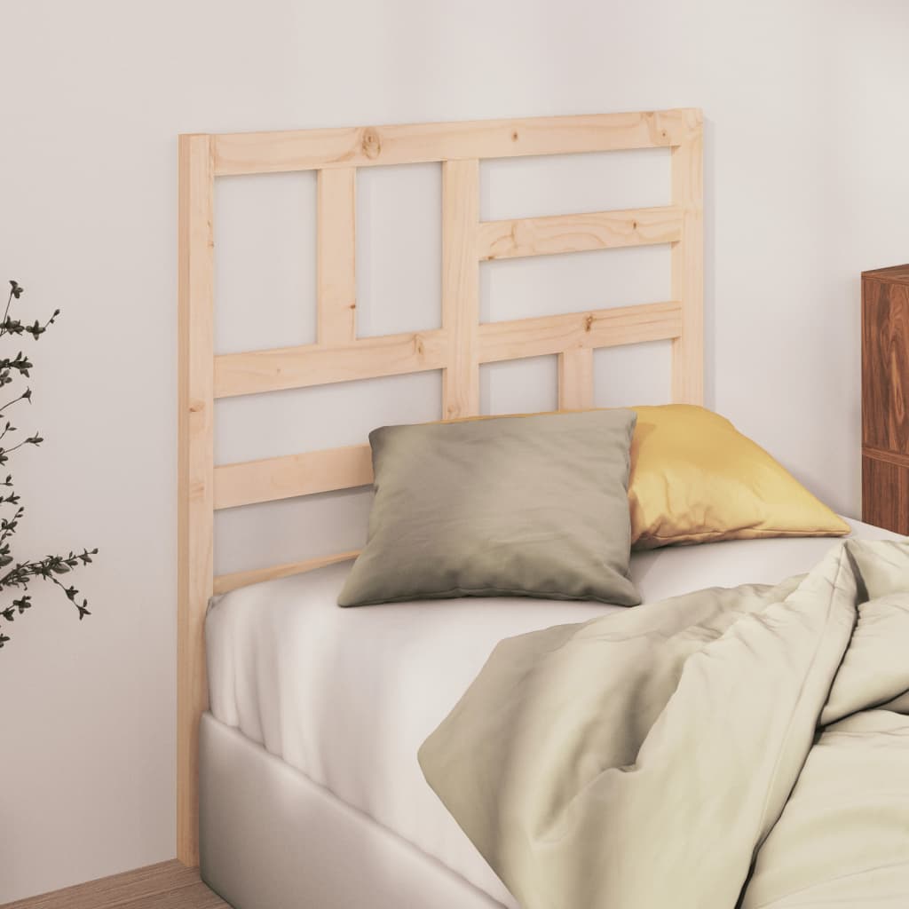 818170 vidaXL Bed Headboard 96x4x104 cm Solid Wood Pine