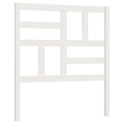 818171 vidaXL Bed Headboard White 96x4x104 cm Solid Wood Pine