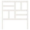 Bed Headboard White 96x4x104 cm Solid Wood Pine