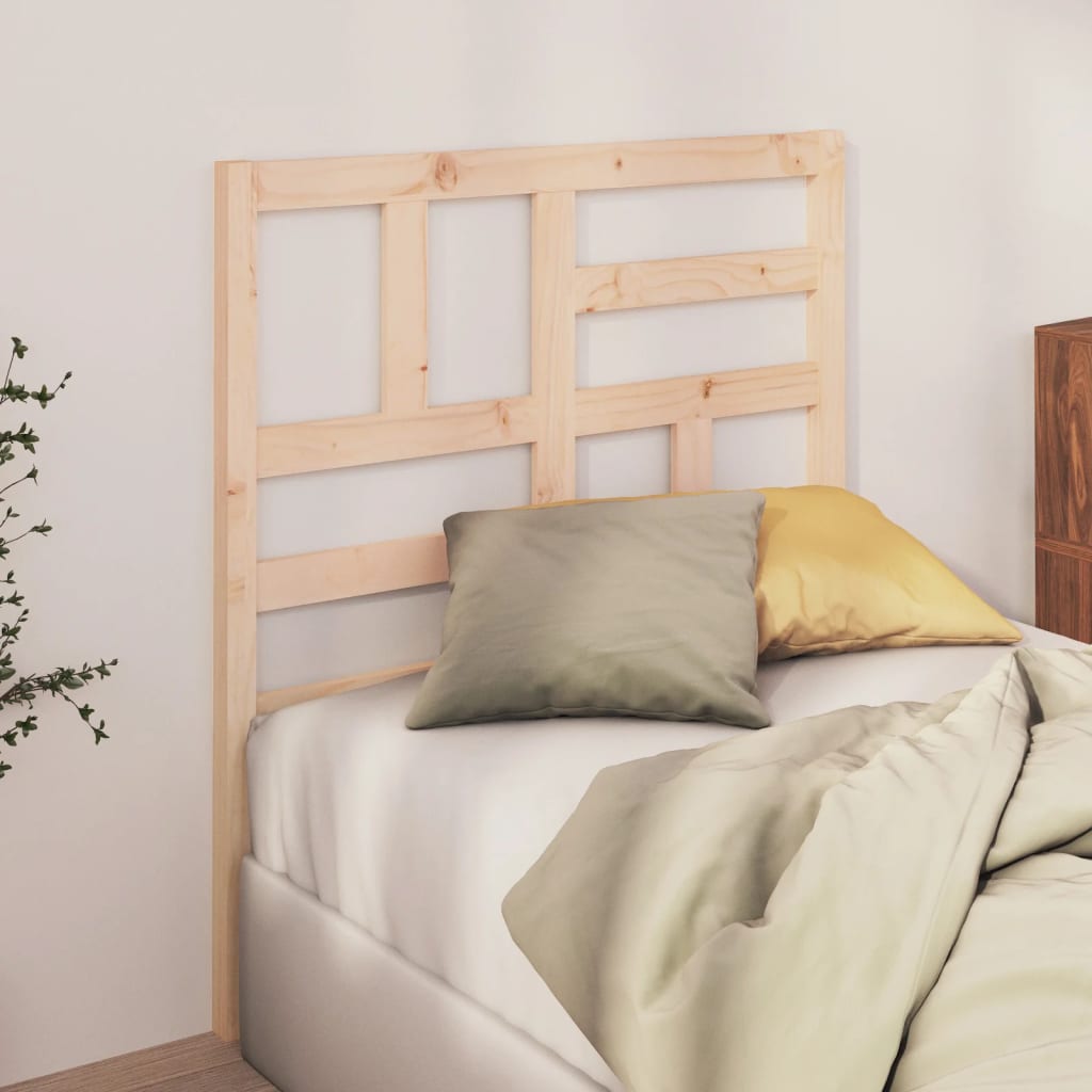 818175 vidaXL Bed Headboard 106x4x104 cm Solid Wood Pine