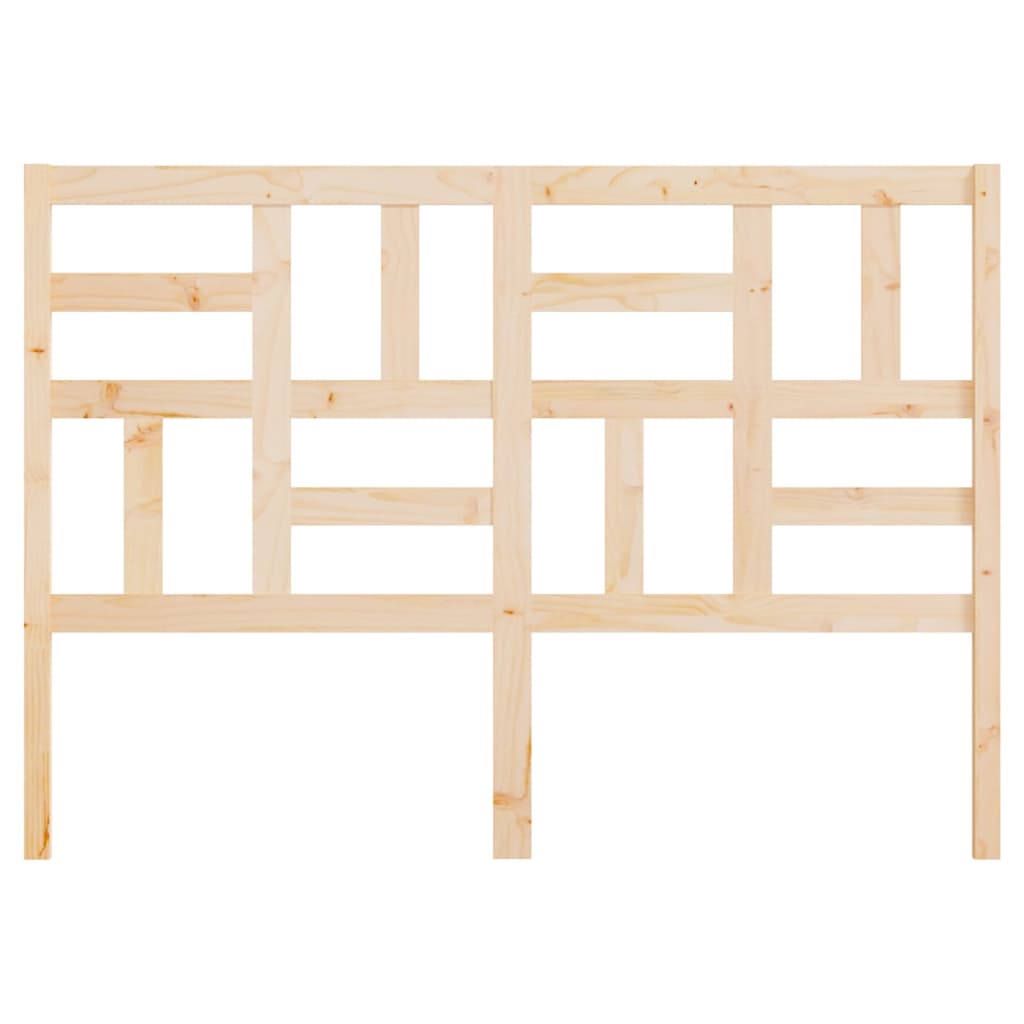 818180 vidaXL Bed Headboard 126x4x104 cm Solid Wood Pine