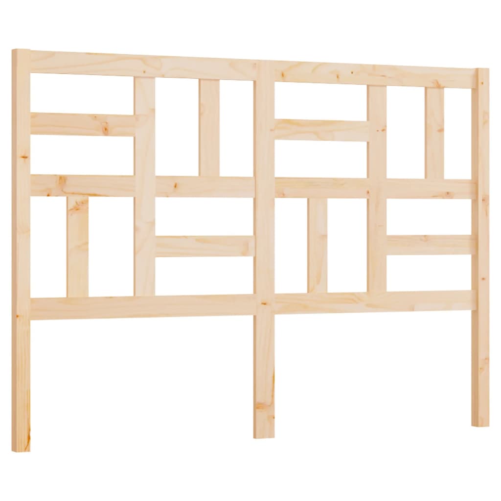 818185 vidaXL Bed Headboard 141x4x104 cm Solid Wood Pine