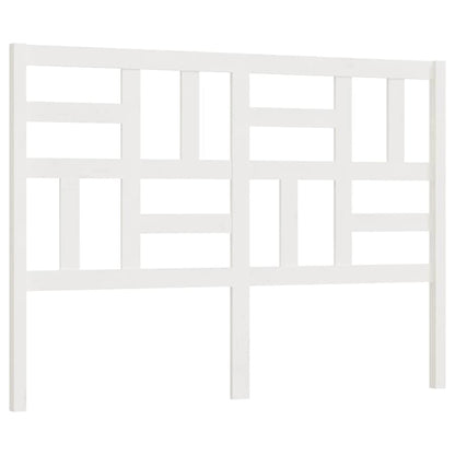 818201 vidaXL Bed Headboard White 166x4x104 cm Solid Wood Pine