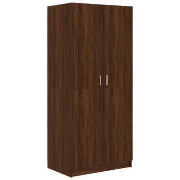 Wardrobe Brown Oak 80x50x180 cm Engineered Wood