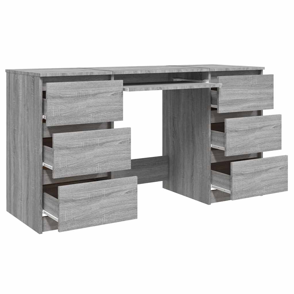 Writing Desk | Grey Sonoma | Engineered Wood | Standard | Writing Desk