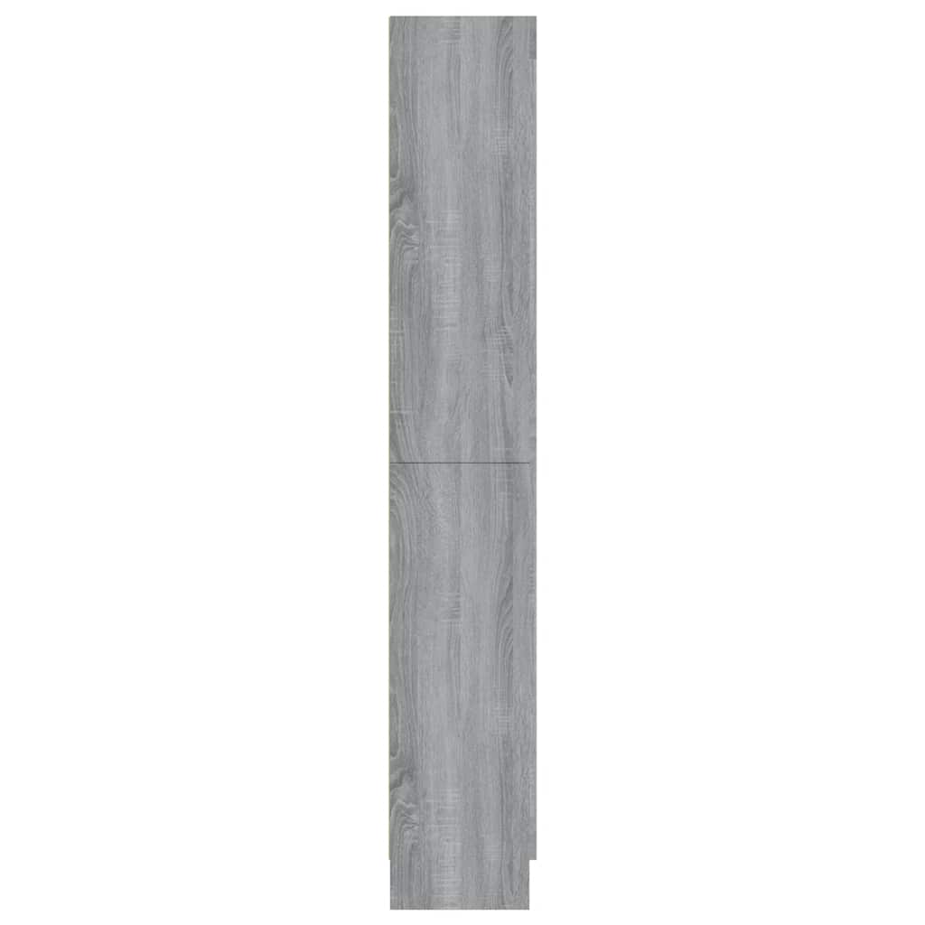 Vitrine Cabinet Grey Sonoma 82,5x30,5x185 cm Engineered Wood
